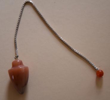 Karneolpendel H x B  38x21 mm