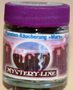 Planeten - Räucherung Mars im Glas