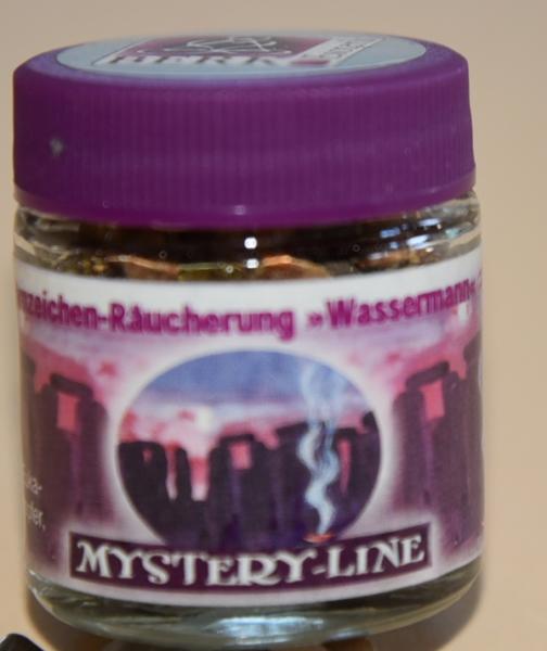 STERNZEICHEN-RÄUCHERUNGEN "Wassermann" - im Glas